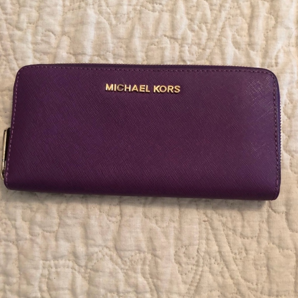 Michael Kors Purple Wallet
